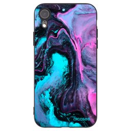 Fekete szilikon tok az alábbi mobiltelefonokra Apple iPhone XR - Lean 2