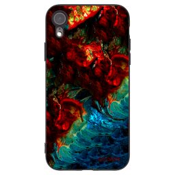 Fekete szilikon tok az alábbi mobiltelefonokra Apple iPhone XR - Universe