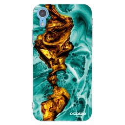 Átlátszó szilikon tok az alábbi mobiltelefonokra Apple iPhone XR - Goldsky