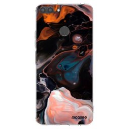 Átlátszó szilikon tok az alábbi mobiltelefonokra Huawei P Smart - Cream