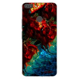 Átlátszó szilikon tok az alábbi mobiltelefonokra Huawei P Smart - Universe