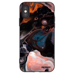 Fekete szilikon tok az alábbi mobiltelefonokra Apple iPhone X/XS - Cream