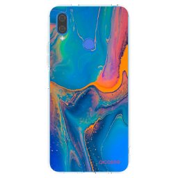 Átlátszó szilikon tok az alábbi mobiltelefonokra Huawei Nova 3 - Rainbow