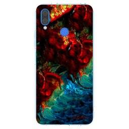 Átlátszó szilikon tok az alábbi mobiltelefonokra Huawei Nova 3i - Universe