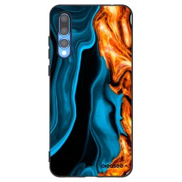 Fekete szilikon tok az alábbi mobiltelefonokra Huawei P20 Pro - Gold blue