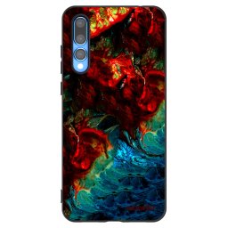Fekete szilikon tok az alábbi mobiltelefonokra Huawei P20 Pro - Universe