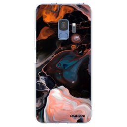 Átlátszó szilikon tok az alábbi mobiltelefonokra Samsung Galaxy S9 G960F - Cream