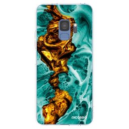 Átlátszó szilikon tok az alábbi mobiltelefonokra Samsung Galaxy S9 G960F - Goldsky