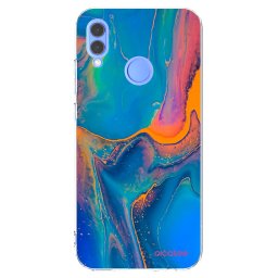 Átlátszó szilikon tok az alábbi mobiltelefonokra Huawei P Smart 2019 - Rainbow