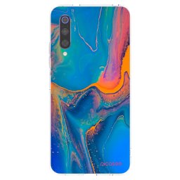 Átlátszó szilikon tok az alábbi mobiltelefonokra Xiaomi Mi 9 - Rainbow
