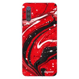 Átlátszó szilikon tok az alábbi mobiltelefonokra Xiaomi Mi 9 - Red black