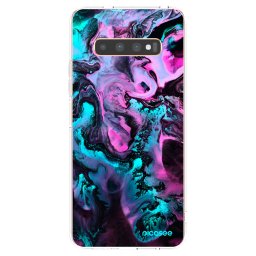 Átlátszó szilikon tok az alábbi mobiltelefonokra Samsung Galaxy S10 Plus G975 - Lean
