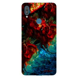 Átlátszó szilikon tok az alábbi mobiltelefonokra Huawei Y7 2019 - Universe