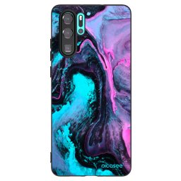Fekete szilikon tok az alábbi mobiltelefonokra Huawei P30 Pro - Lean 2