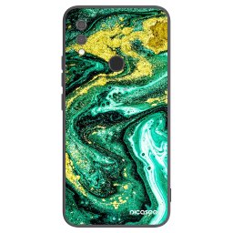 Fekete szilikon tok az alábbi mobiltelefonokra Xiaomi Redmi Note 7 - Green Gold