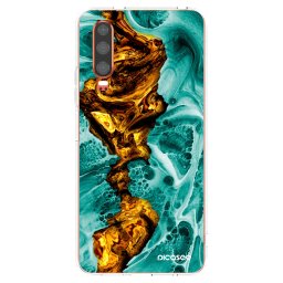 Átlátszó szilikon tok az alábbi mobiltelefonokra Huawei P30 - Goldsky