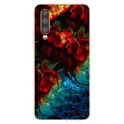 Átlátszó szilikon tok az alábbi mobiltelefonokra Huawei P30 - Universe