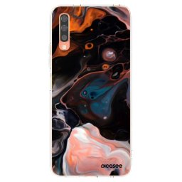 Átlátszó szilikon tok az alábbi mobiltelefonokra Samsung Galaxy A70 A705F - Cream