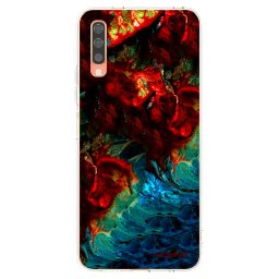 Átlátszó szilikon tok az alábbi mobiltelefonokra Samsung Galaxy A70 A705F - Universe