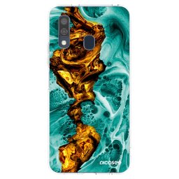 Átlátszó szilikon tok az alábbi mobiltelefonokra Samsung Galaxy A40 A405F - Goldsky
