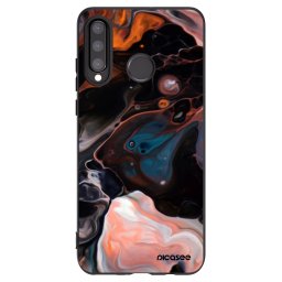 Fekete szilikon tok az alábbi mobiltelefonokra Huawei P30 Lite - Cream