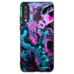 Fekete szilikon tok az alábbi mobiltelefonokra Huawei P30 Lite - Lean