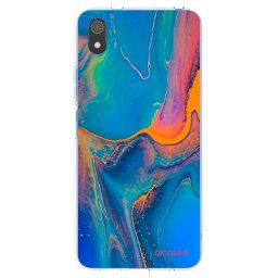 Átlátszó szilikon tok az alábbi mobiltelefonokra Xiaomi Redmi 7A - Rainbow