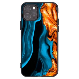 Fekete szilikon tok az alábbi mobiltelefonokra Apple iPhone 11 Pro - Gold blue