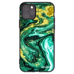 Fekete szilikon tok az alábbi mobiltelefonokra Apple iPhone 11 Pro - Green Gold