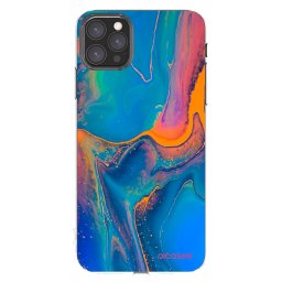 Átlátszó szilikon tok az alábbi mobiltelefonokra Apple iPhone 11 Pro Max - Rainbow