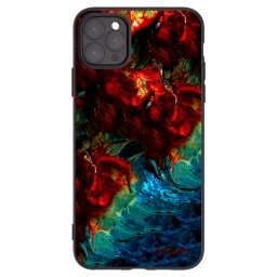 Fekete szilikon tok az alábbi mobiltelefonokra Apple iPhone 11 Pro Max - Universe