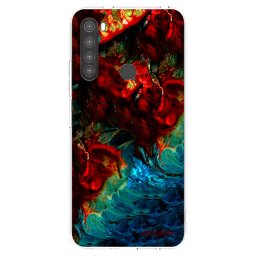 Átlátszó szilikon tok az alábbi mobiltelefonokra Xiaomi Redmi Note 8 - Universe