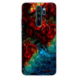 Átlátszó szilikon tok az alábbi mobiltelefonokra Xiaomi Redmi Note 8 Pro - Universe