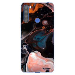 Átlátszó szilikon tok az alábbi mobiltelefonokra Xiaomi Redmi Note 8T - Cream