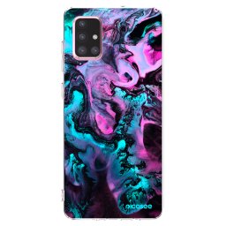 Átlátszó szilikon tok az alábbi mobiltelefonokra Samsung Galaxy A71 A715F - Lean
