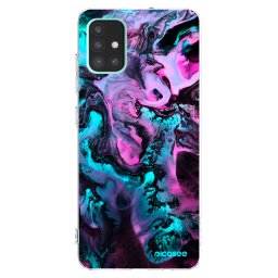 Átlátszó szilikon tok az alábbi mobiltelefonokra Samsung Galaxy A51 A515F - Lean