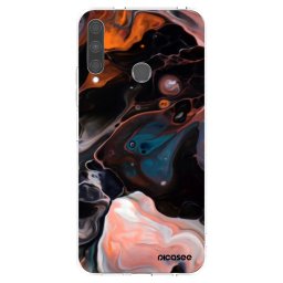 Átlátszó szilikon tok az alábbi mobiltelefonokra Huawei P40 Lite E - Cream