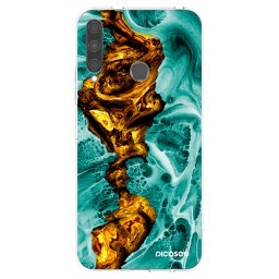 Átlátszó szilikon tok az alábbi mobiltelefonokra Huawei P40 Lite E - Goldsky