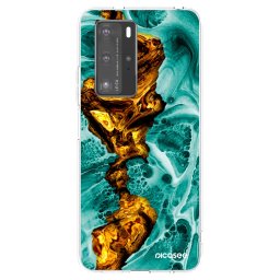 Átlátszó szilikon tok az alábbi mobiltelefonokra Huawei P40 Pro - Goldsky