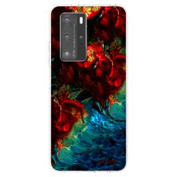 Átlátszó szilikon tok az alábbi mobiltelefonokra Huawei P40 Pro - Universe
