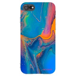 Átlátszó szilikon tok az alábbi mobiltelefonokra Apple iPhone SE 2020 - Rainbow