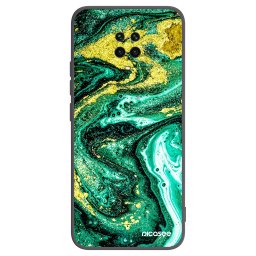 Fekete szilikon tok az alábbi mobiltelefonokra Xiaomi Redmi Note 9 Pro - Green Gold