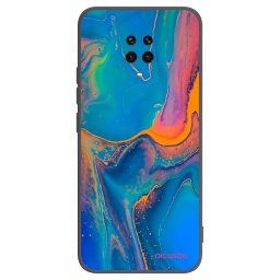 Fekete szilikon tok az alábbi mobiltelefonokra Xiaomi Redmi Note 9 Pro - Rainbow