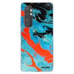 Átlátszó szilikon tok az alábbi mobiltelefonokra Xiaomi Mi Note 10 Lite - Blue Magma
