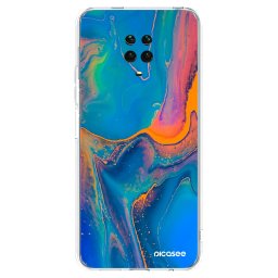 Átlátszó szilikon tok az alábbi mobiltelefonokra Xiaomi Redmi Note 9S - Rainbow