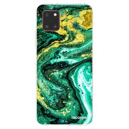 Átlátszó szilikon tok az alábbi mobiltelefonokra Samsung Galaxy Note 10 Lite N770F - Green Gold