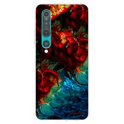 Átlátszó szilikon tok az alábbi mobiltelefonokra Xiaomi Mi 10 - Universe