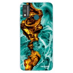 Átlátszó szilikon tok az alábbi mobiltelefonokra Honor 9X Lite - Goldsky