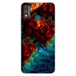 Átlátszó szilikon tok az alábbi mobiltelefonokra Honor 9X Lite - Universe