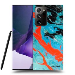 Átlátszó szilikon tok az alábbi mobiltelefonokra Samsung Galaxy Note 20 Ultra - Blue Magma